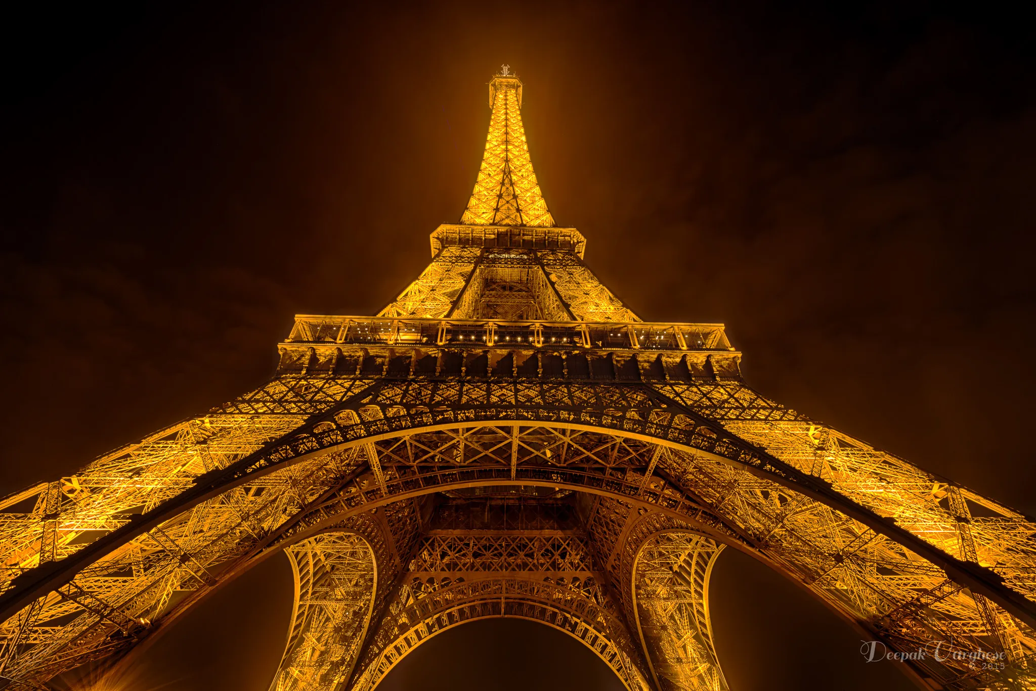 Eiffel Tower at night