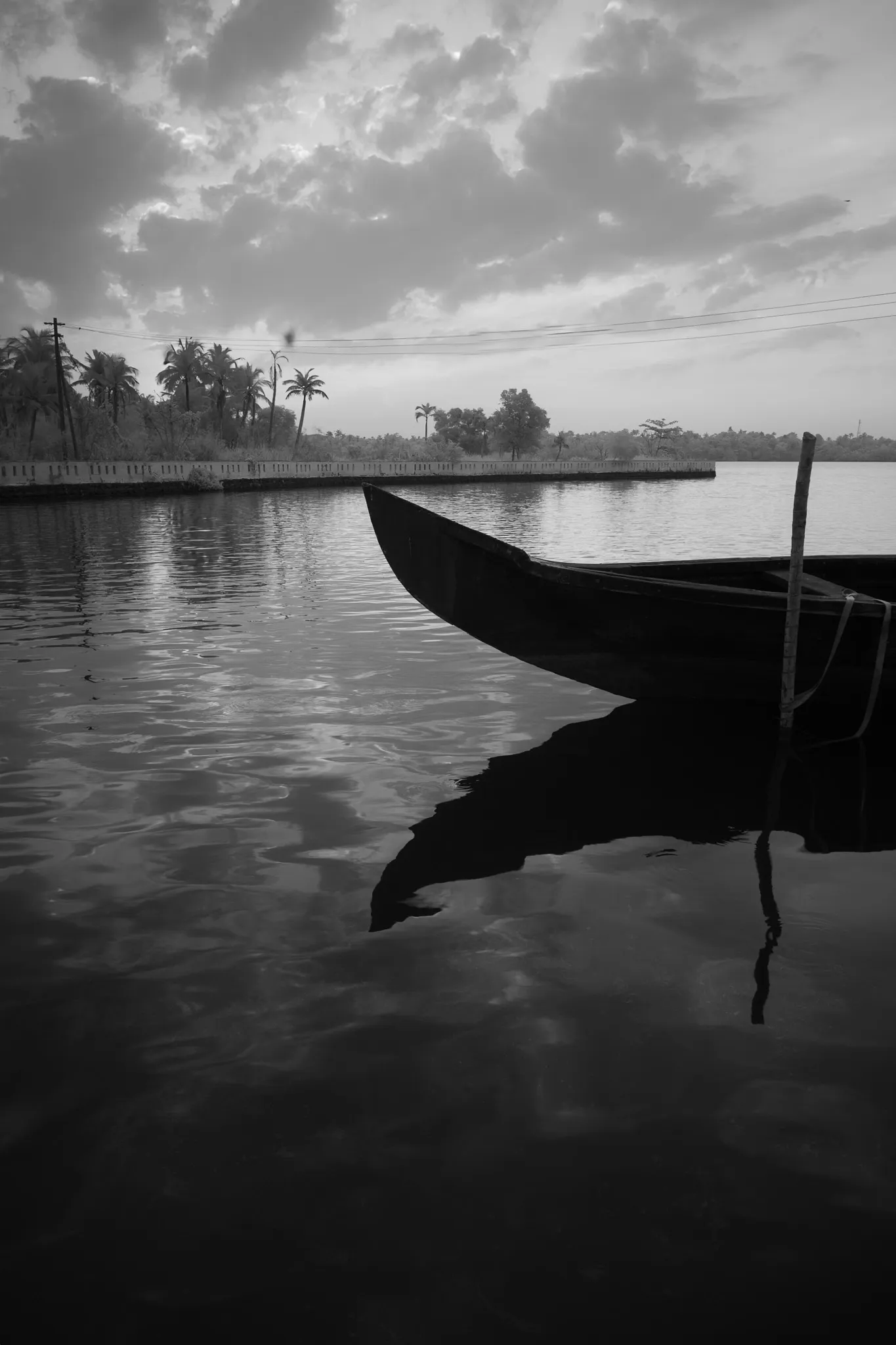 Solitary figure/scene